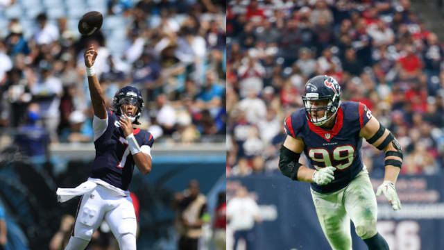 C.J. Stroud and J.J. Watt